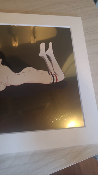 Icons Artbook with Venus Gold print by Takeru Amano
