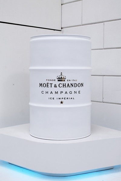 Moet & Chandon Ice Imperial Barrel Metal Sculpture