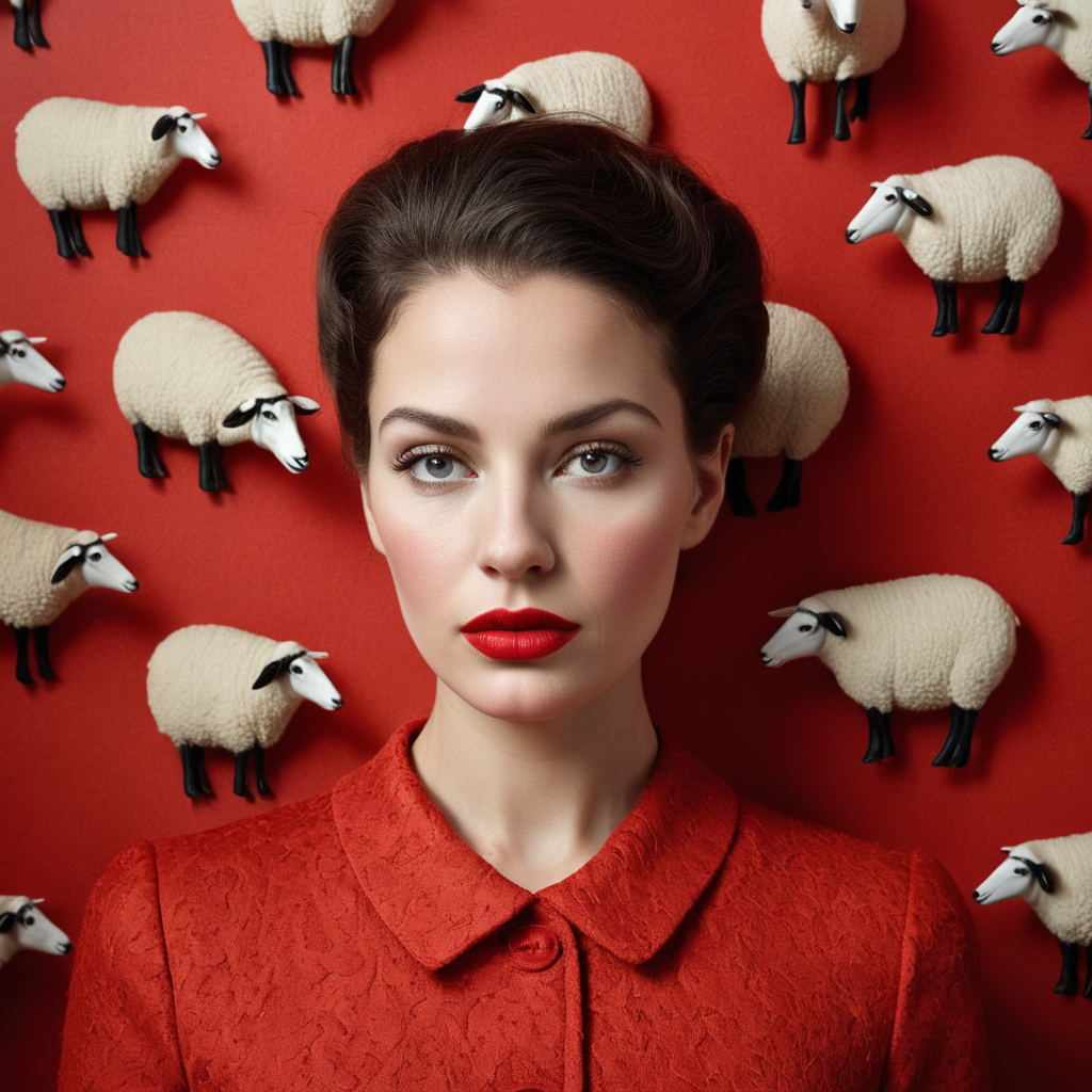 Sheep Illusion (Portrait)