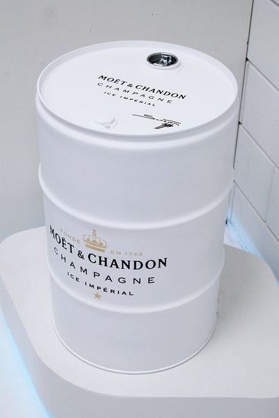 Moet & Chandon Ice Imperial Barrel Metal Sculpture