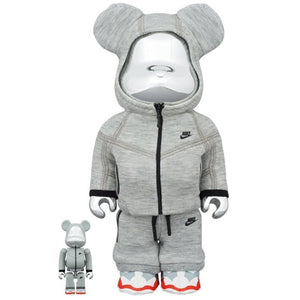 Medicom Toy Be@rbrick - Nike Tech Fleece N98, 400% &  100%.