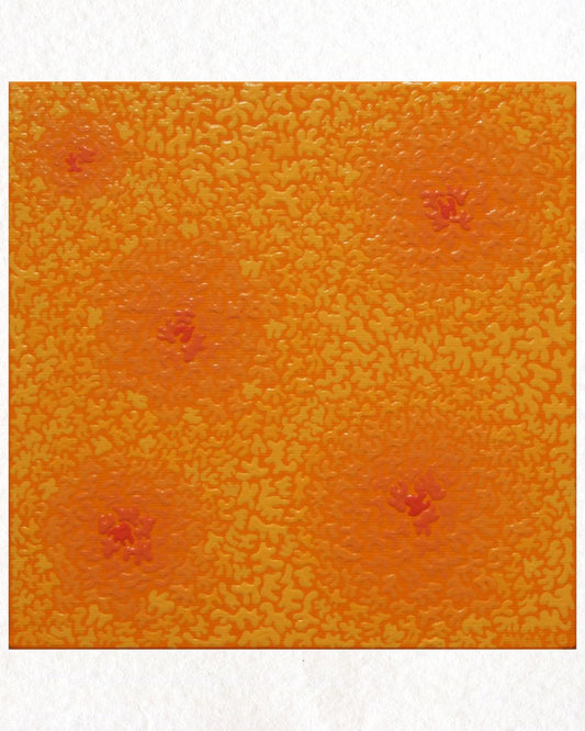 Autoritratto al microscopio in giallo - Magà (Manuela Galati)
