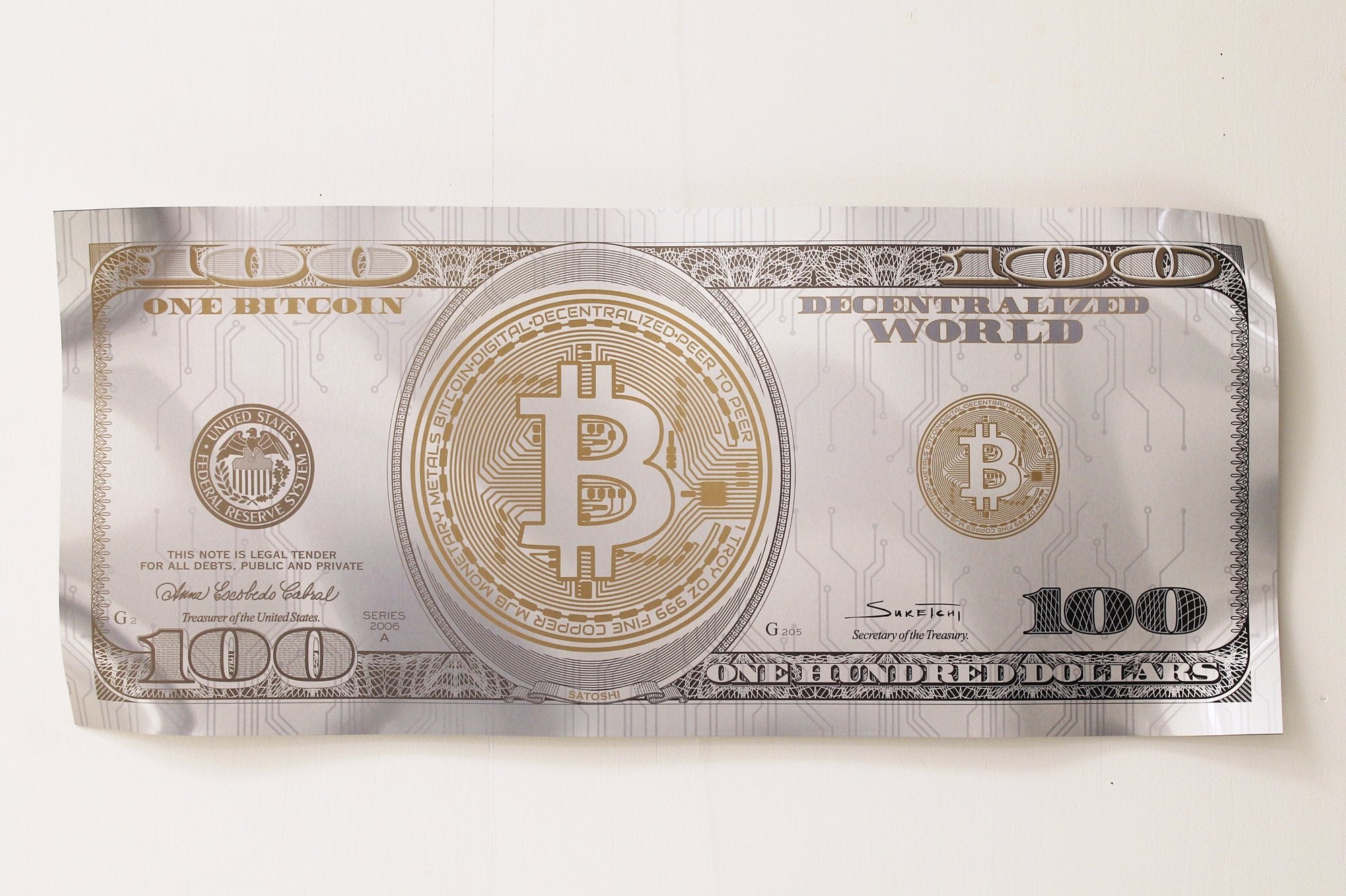 Bitcoin Money Crumple