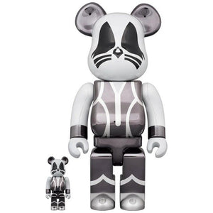 Medicom Toy Be@rbrick - Kiss Catman (Chrome edition) 400% & 100%