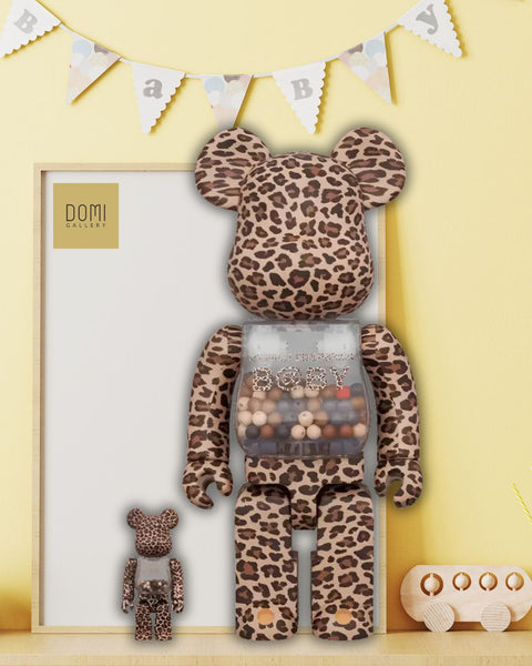 My First Be@rbrick “Baby Leopard” 400% & 100% - Bearbrick