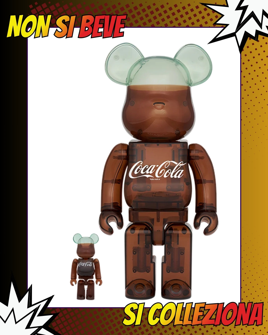 Coca-Cola Bottle 100% 400% - Bearbrick