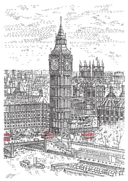 Big Ben, London Eye and Routemasters - James Cook