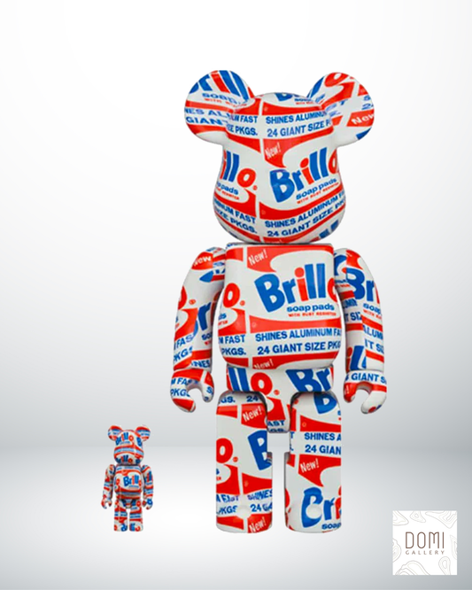 Andy Warhol “Brillo Box”  1000% - Bearbrick