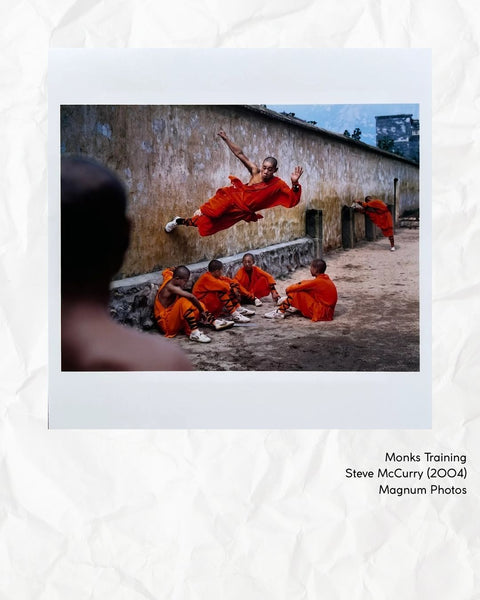 Monks Training - Steve Mccurry