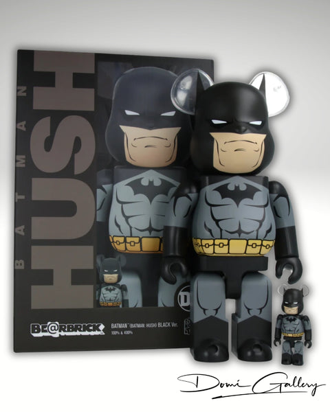Batman Hush Black Version 400% & 100% - Bearbrick