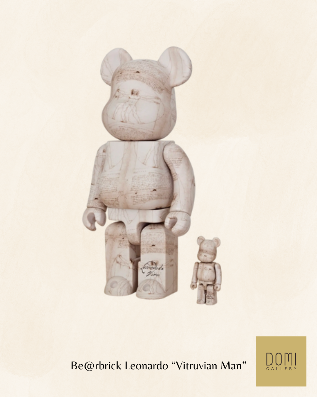 Vitruvian Man Leonardo Da Vinci - Bearbrick