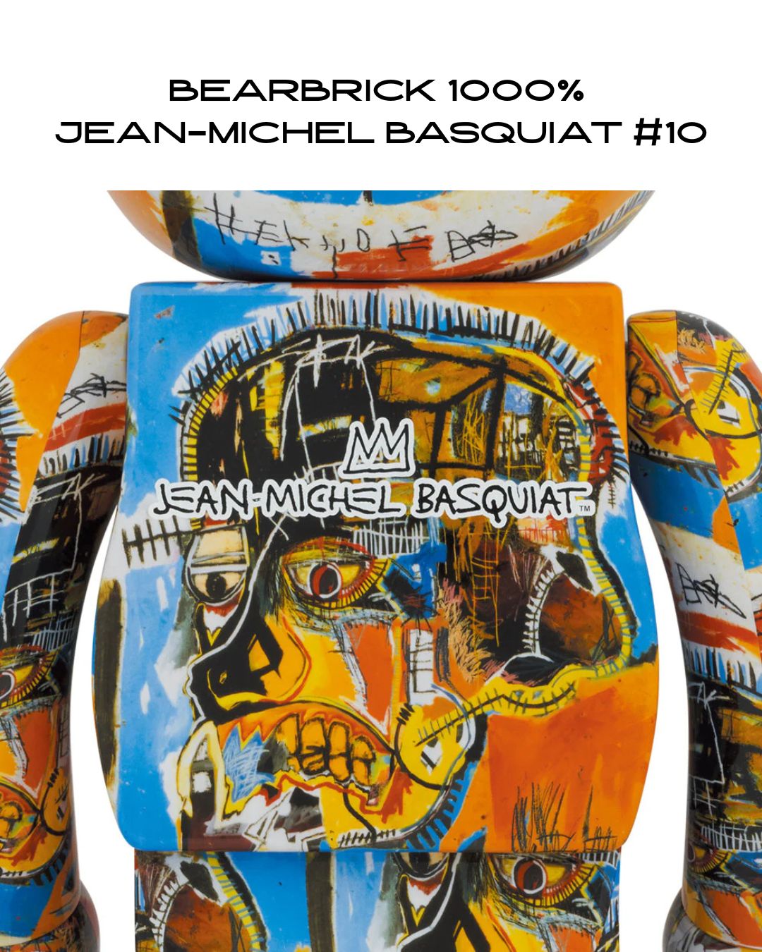 Bearbrick Jean-Michel Basquiat #10  1000% - Bearbrick