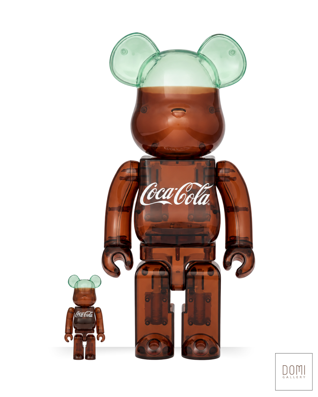 Bearbrick Coca-Cola Bottle 100% & 400% set - Art Toy Medicom