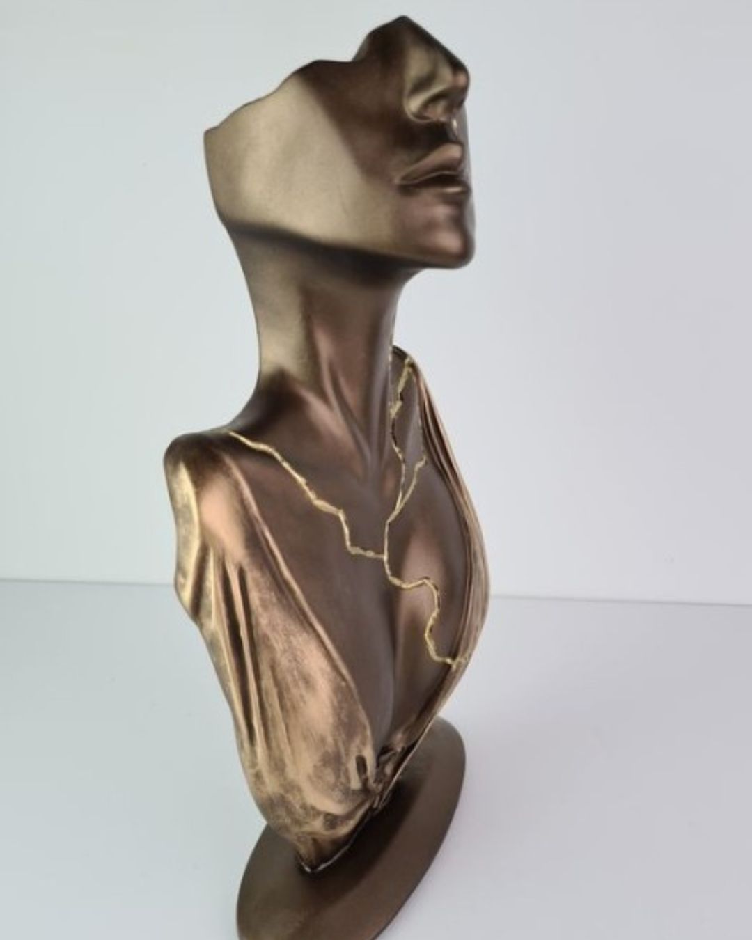 Tired face - Bronze edition - Santicri