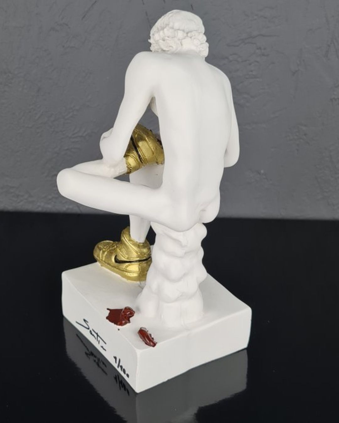 Spinario - Gold shoes - Santicri