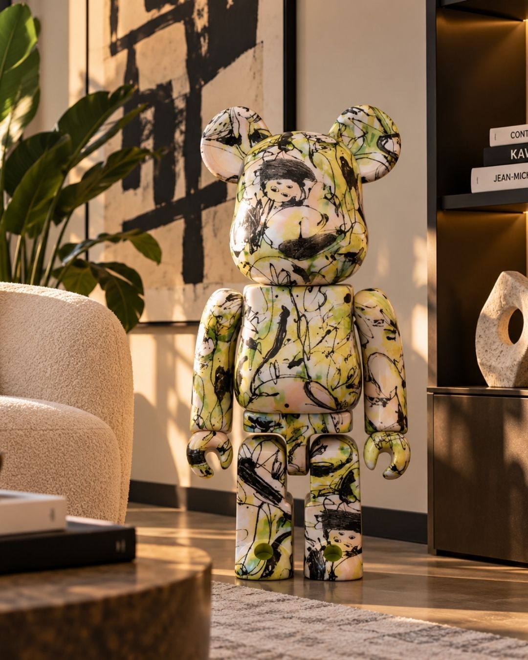 Bearbrick Shun Sudo “Wind and Petals” 1000% - Art Toy Medicom