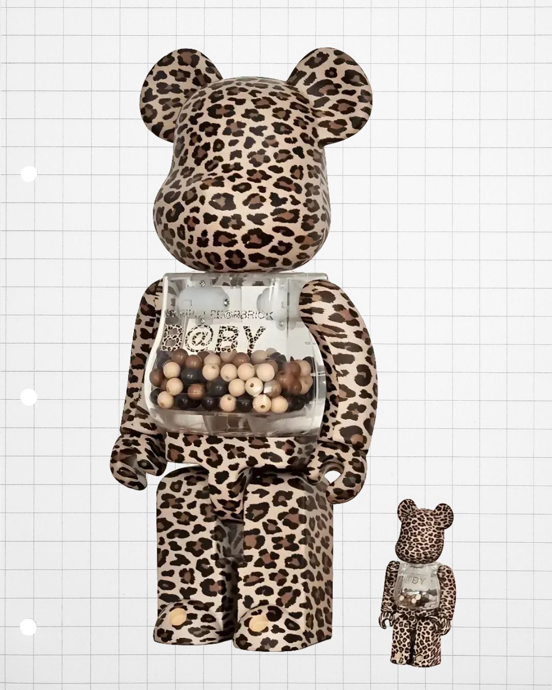 My First Be@rbrick “Baby Leopard” 400% & 100% - Bearbrick