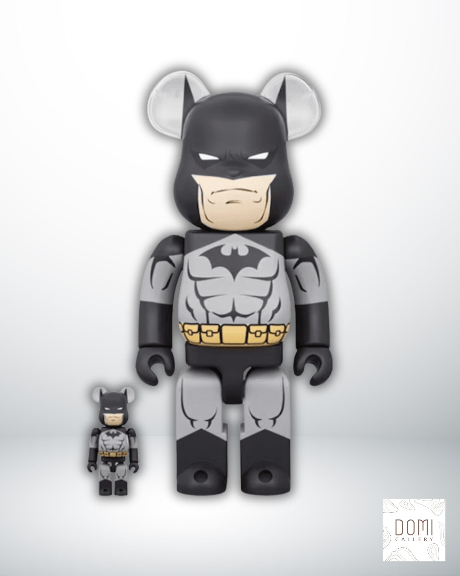 Batman Hush Black Version 400% & 100% - Bearbrick