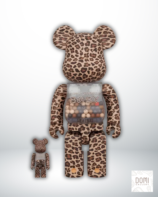 My First Be@rbrick “Baby Leopard” 400% & 100% - Bearbrick