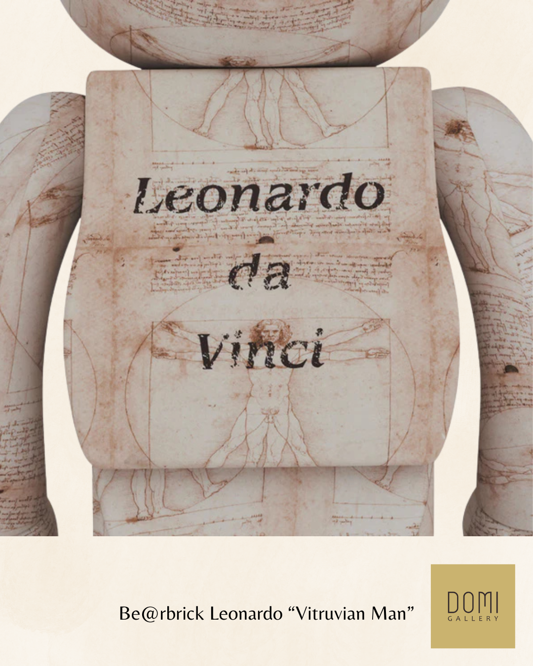 Vitruvian Man Leonardo Da Vinci - Bearbrick