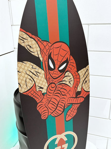 Gucci x Spiderman Surfboard