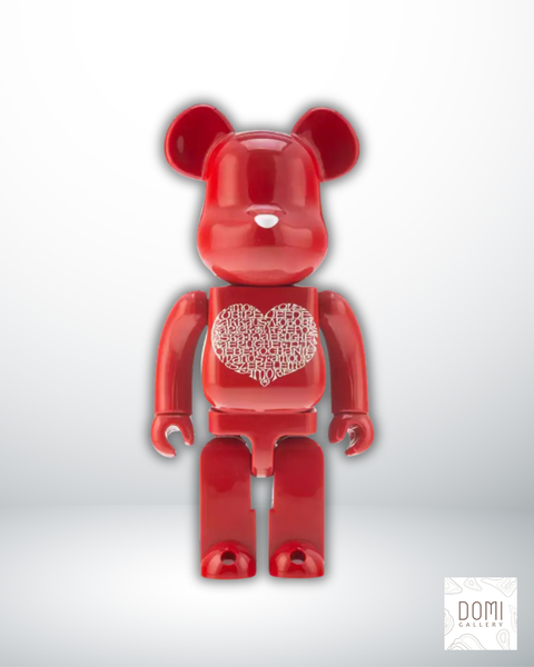 Alexander Girard “International Love Heart” 400% & 100% - Bearbrick