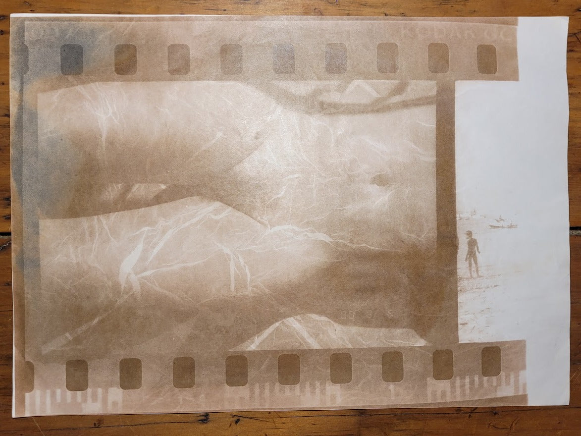 Lady Relaxing - Nude sunbather on Porquerolles beach - Michael Joseph