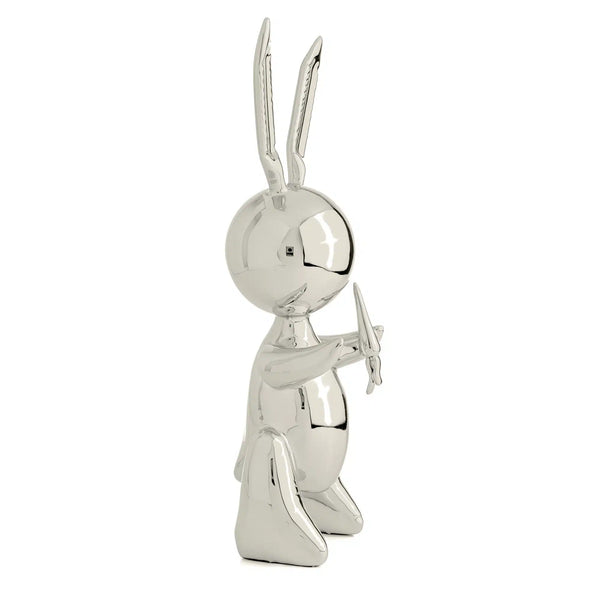 Balloon Rabbit XL (Silver)