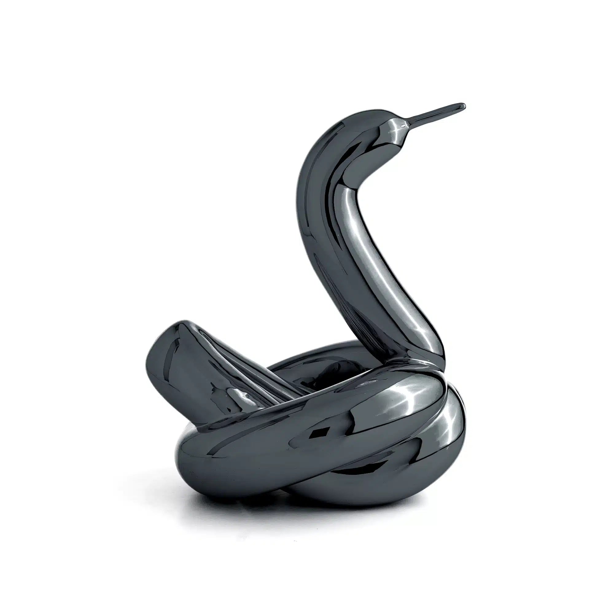 Balloon Swan L Graphite Black - Jeff Koons