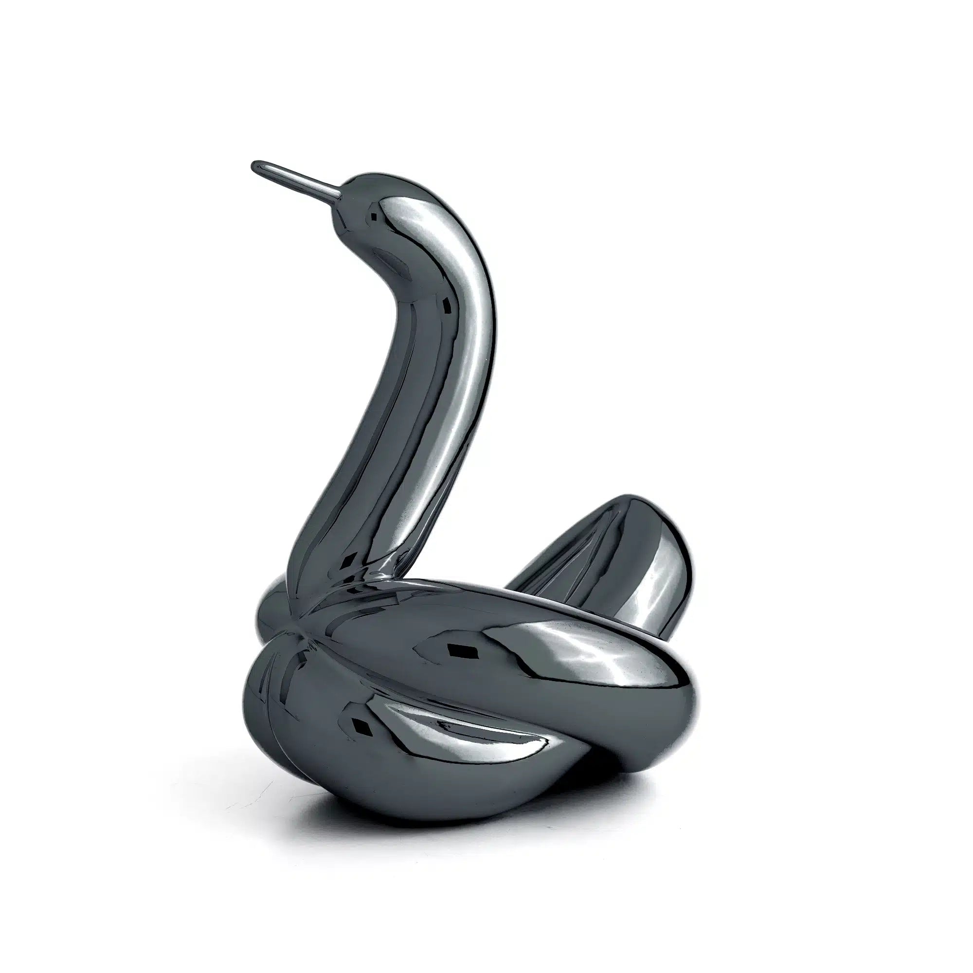 Balloon Swan L Graphite Black - Jeff Koons