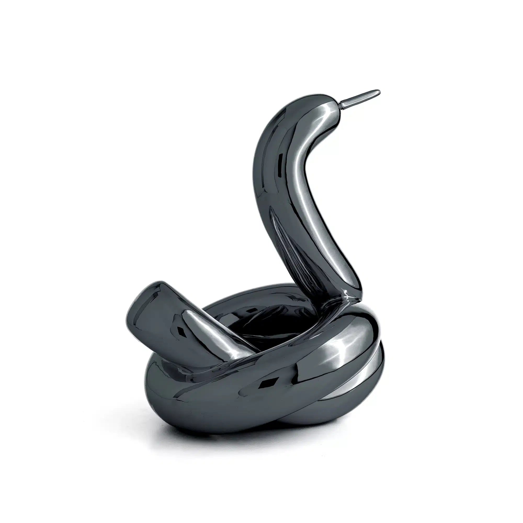 Balloon Swan L Graphite Black - Jeff Koons