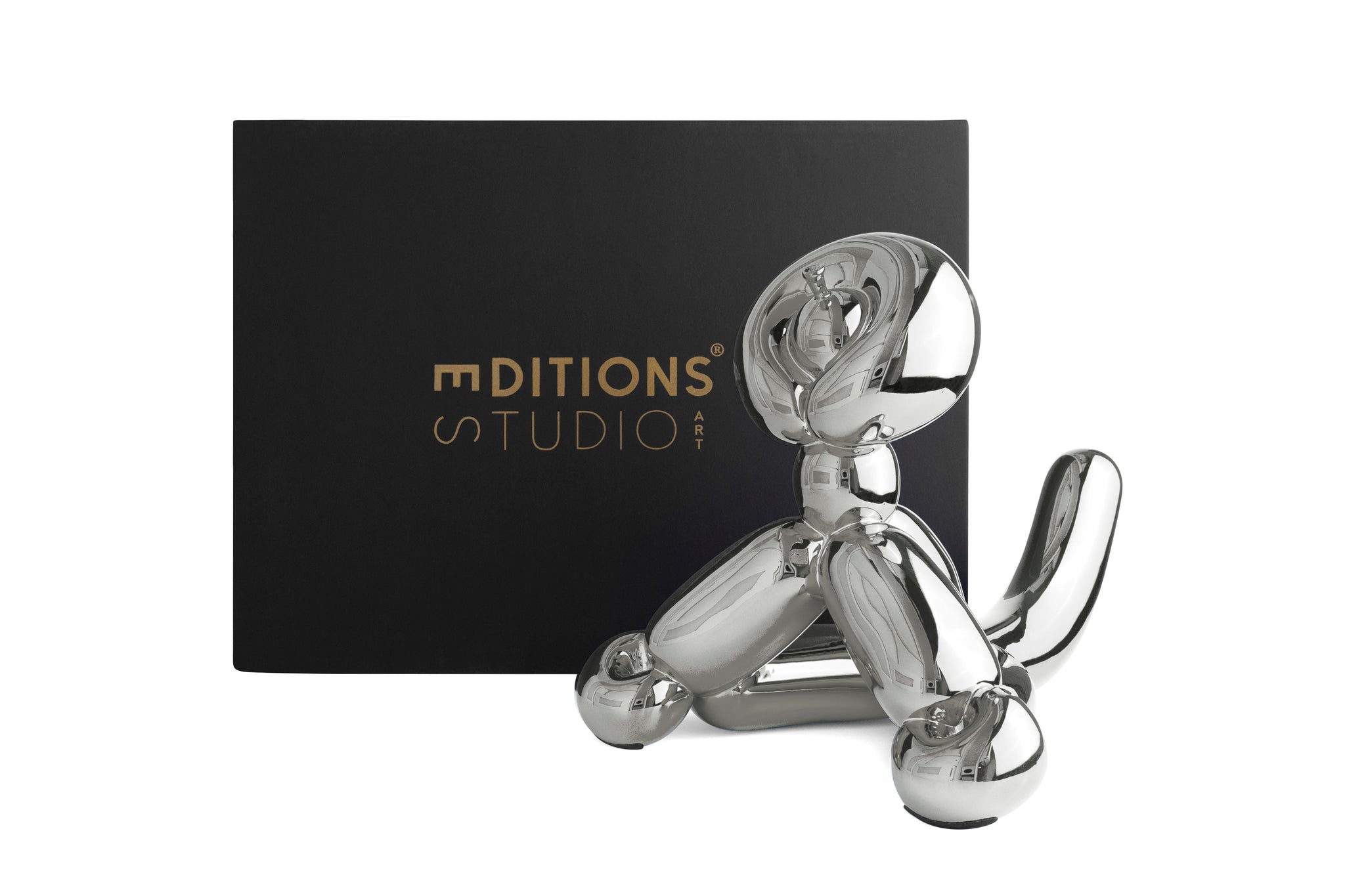 Balloon Monkey L (Silver)