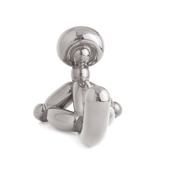 Balloon Monkey L (Silver)