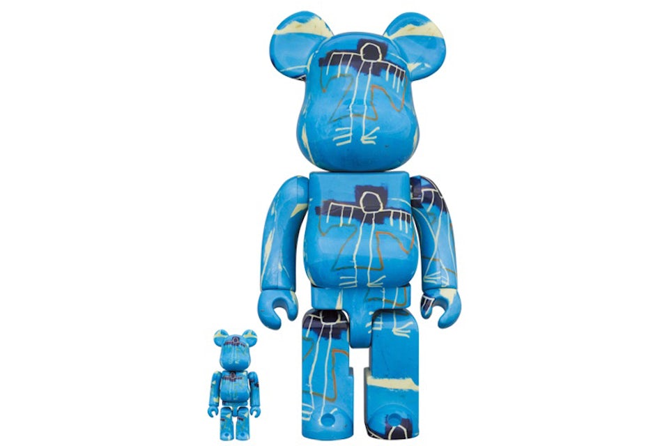 Medicom Toy Be@rbrick - Jean-Michel Basquiat (9) 400% & 100%