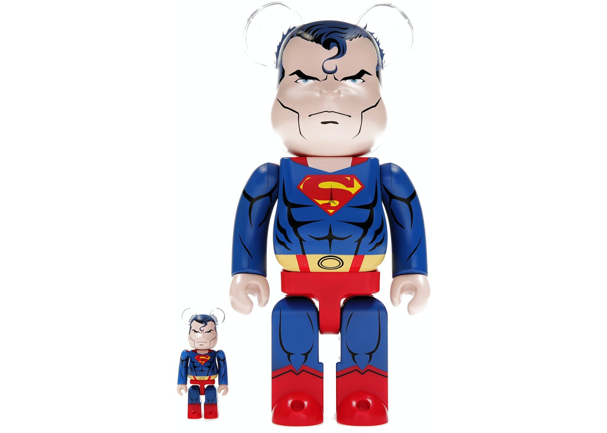 Medicom Toy Be@rbrick - Batman Hush Superman 400% & 100%