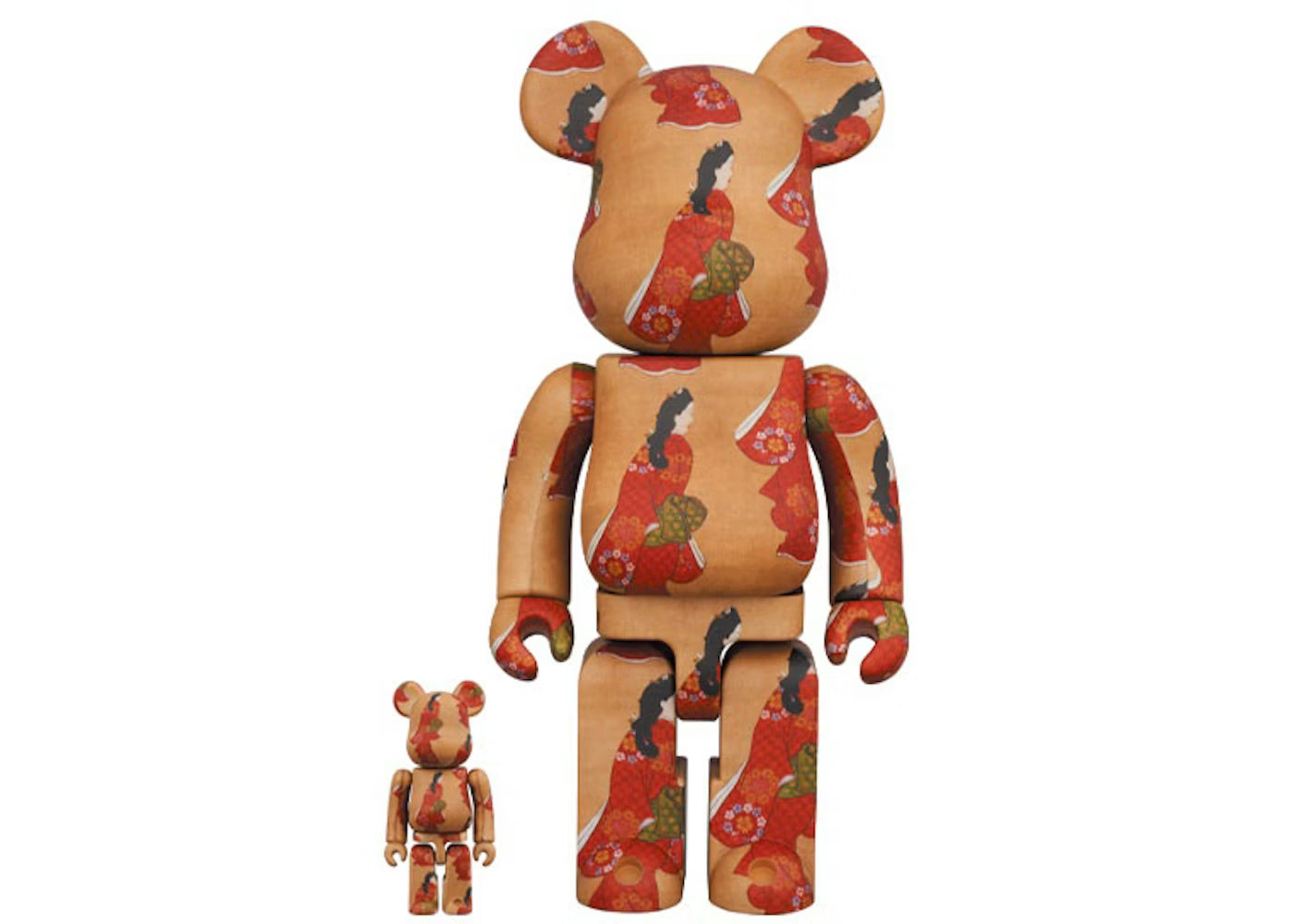 Hishikawa Moronobu “Beauty Looking Back” 100% 400% - Bearbrick