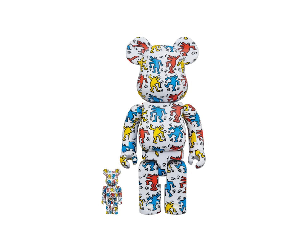 Medicom Toy Be@rbrick - Keith Haring (9) 400% & 100%