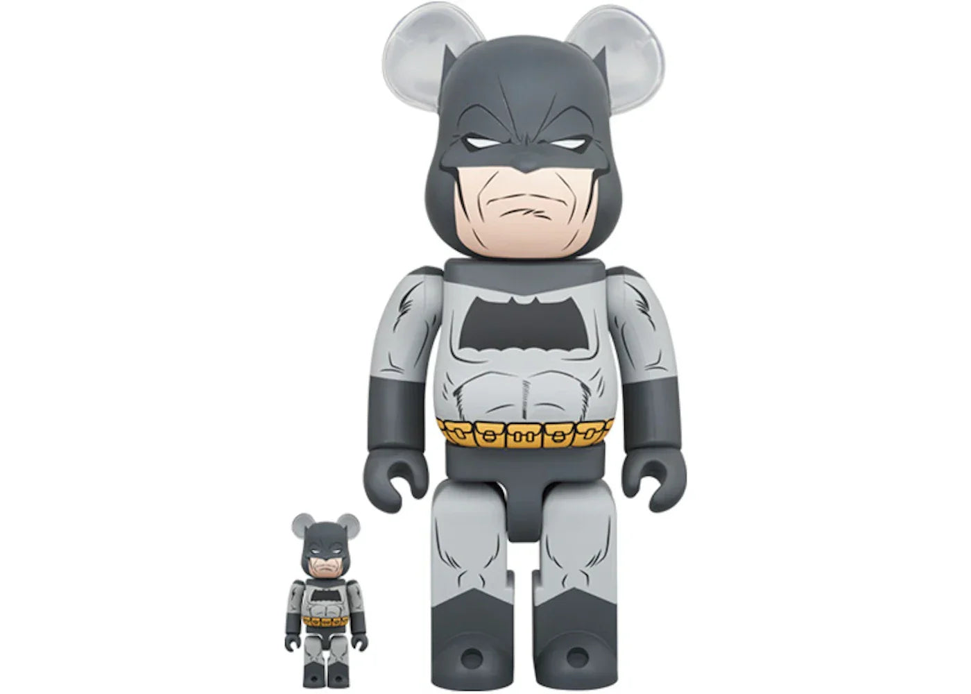 Bearbrick Batman The Dark Knight Returns 100% & 400% set - Art Toy Medicom