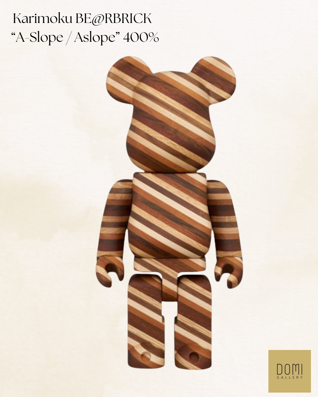 Bearbrick Karimoku Aslope 30° - Art Toy Medicom
