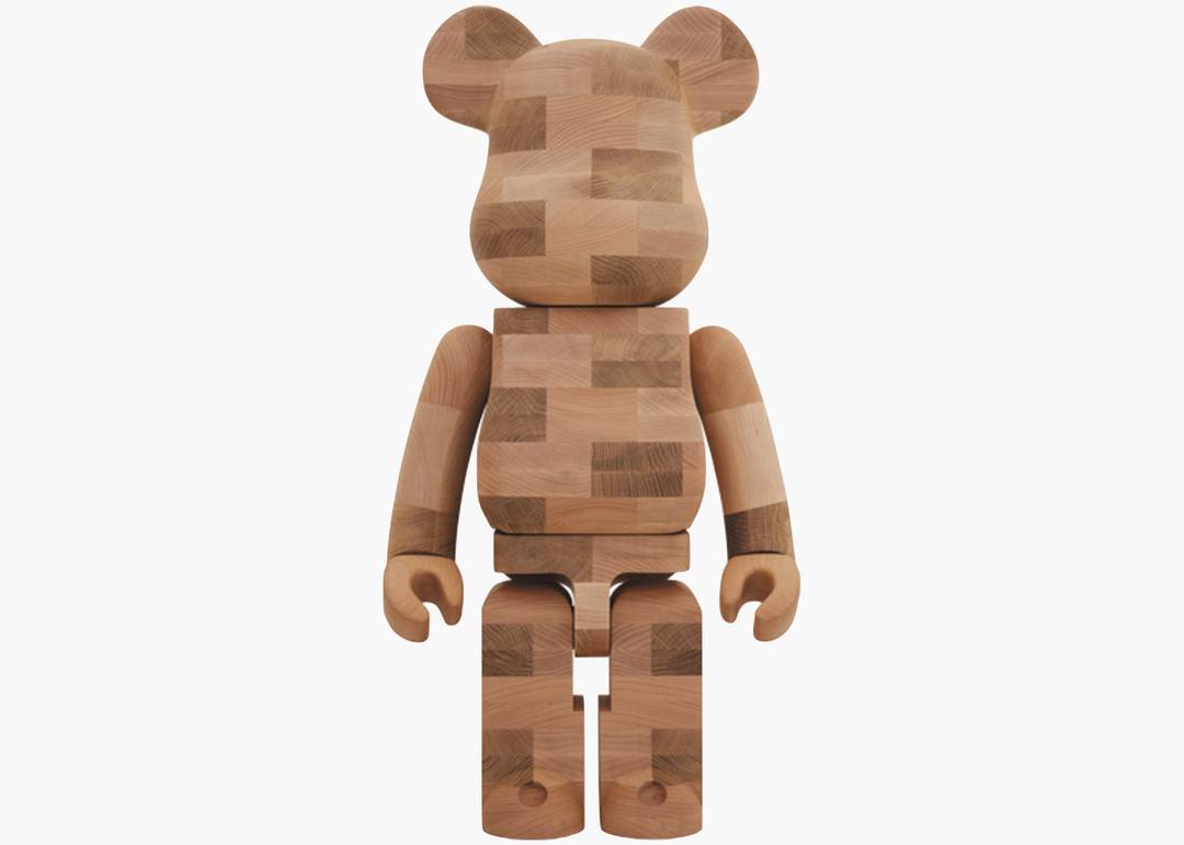 Bearbrick Karimoku  Tile Pattern / Brick Style  1000%-  Art Toy Medicom