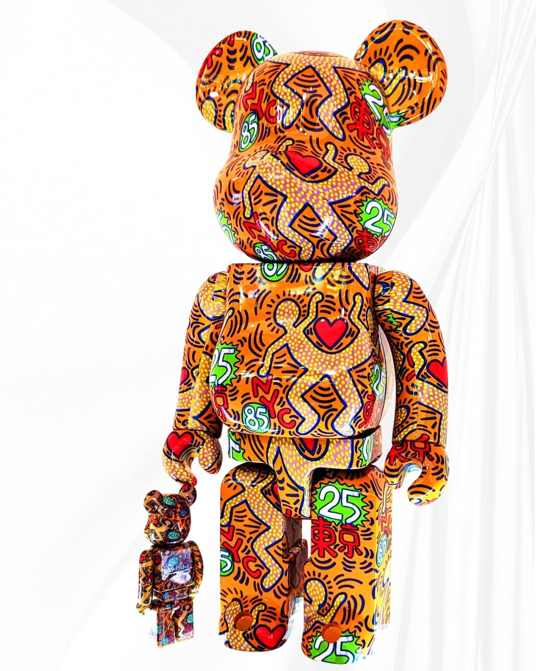 Bearbrick Keith Haring BWWT #3 - Art Toy