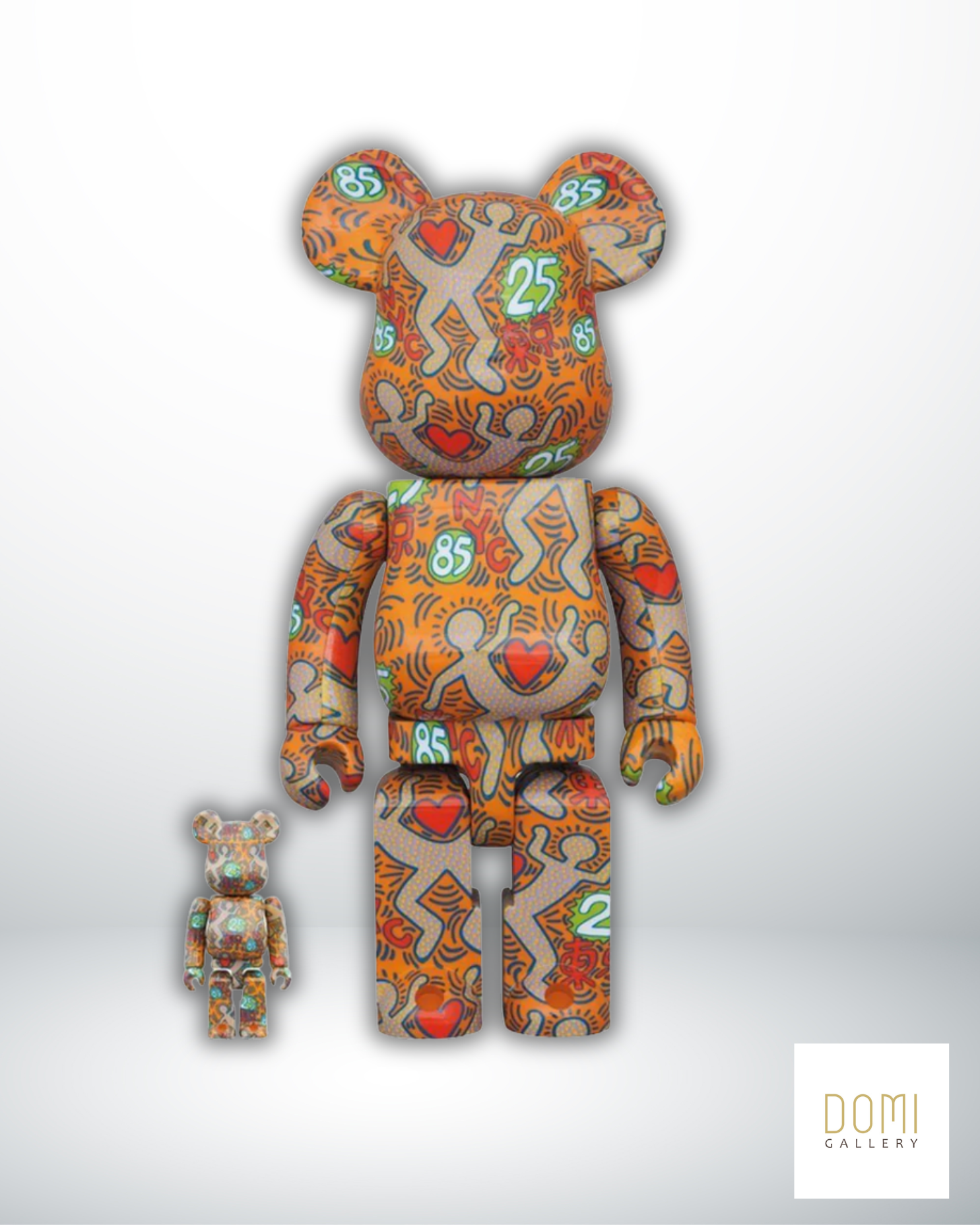 Bearbrick Keith Haring BWWT #3 - Art Toy Medicom