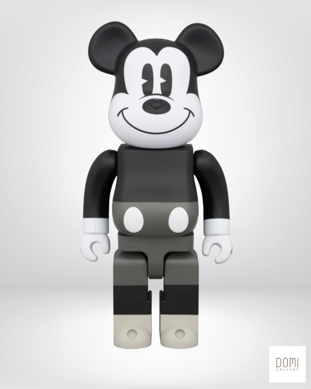 Bearbrick Mickey Mouse (Black & White) 400% - Art Toy Medicom
