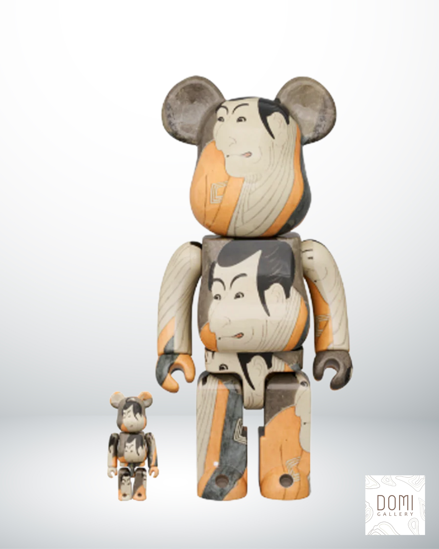 Bearbrick Toshusai Sharaku Ichikawa Ebizo IV - Art Toy Medicom
