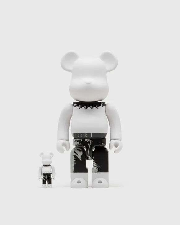 Medicom Toy Be@rbrick -Andy Warhol X The Rolling Stones Sticky Fingers 400% & 100%