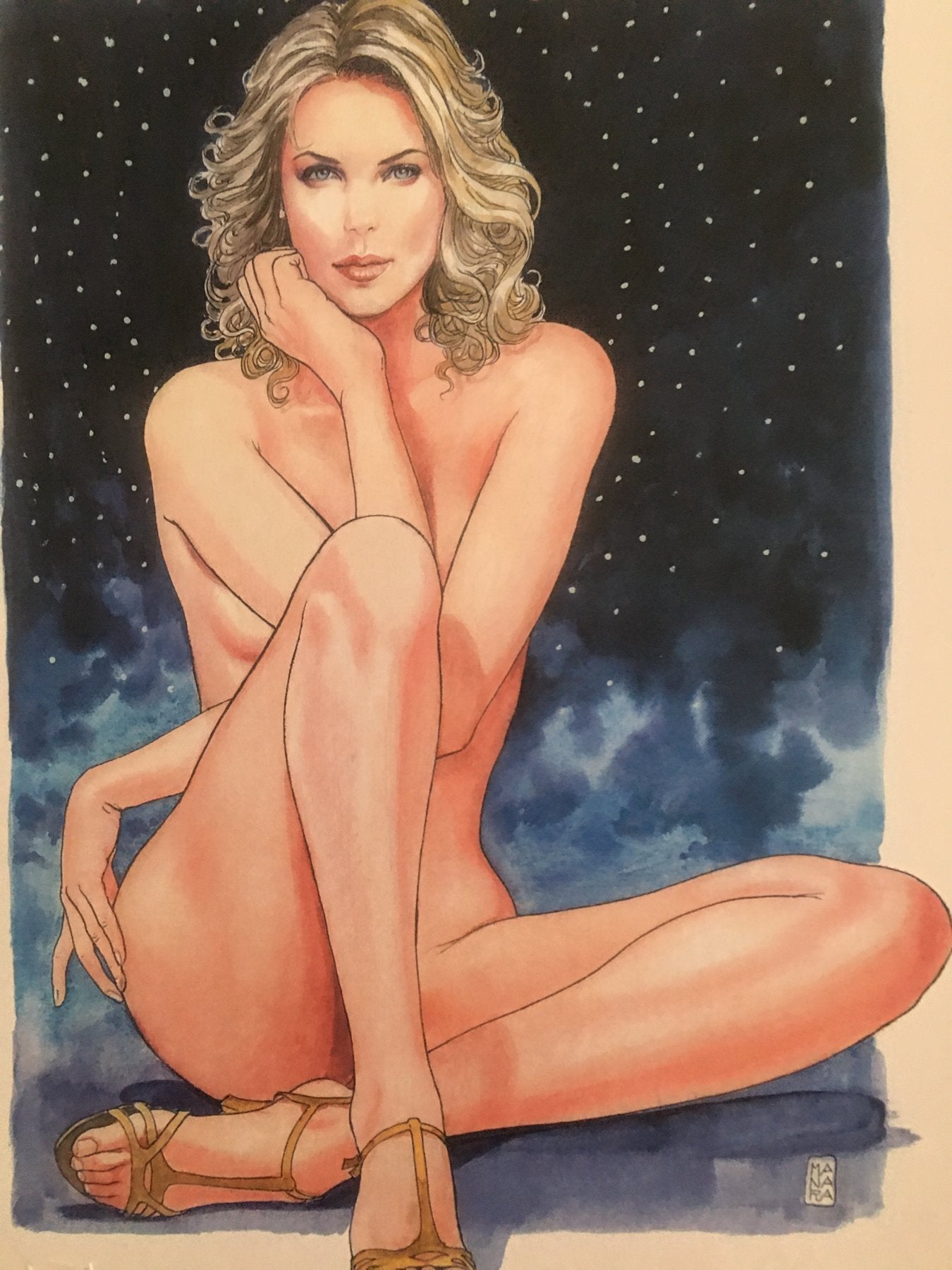 Milo Manara - Charlize Theron