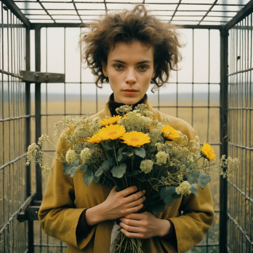 Flor in a cage (Portrait)