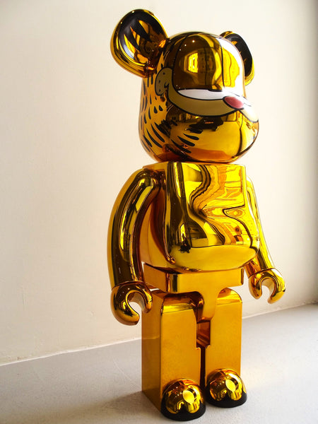 Medicom Toy Be@rbrick - Garfield Gold Chrome 1000%