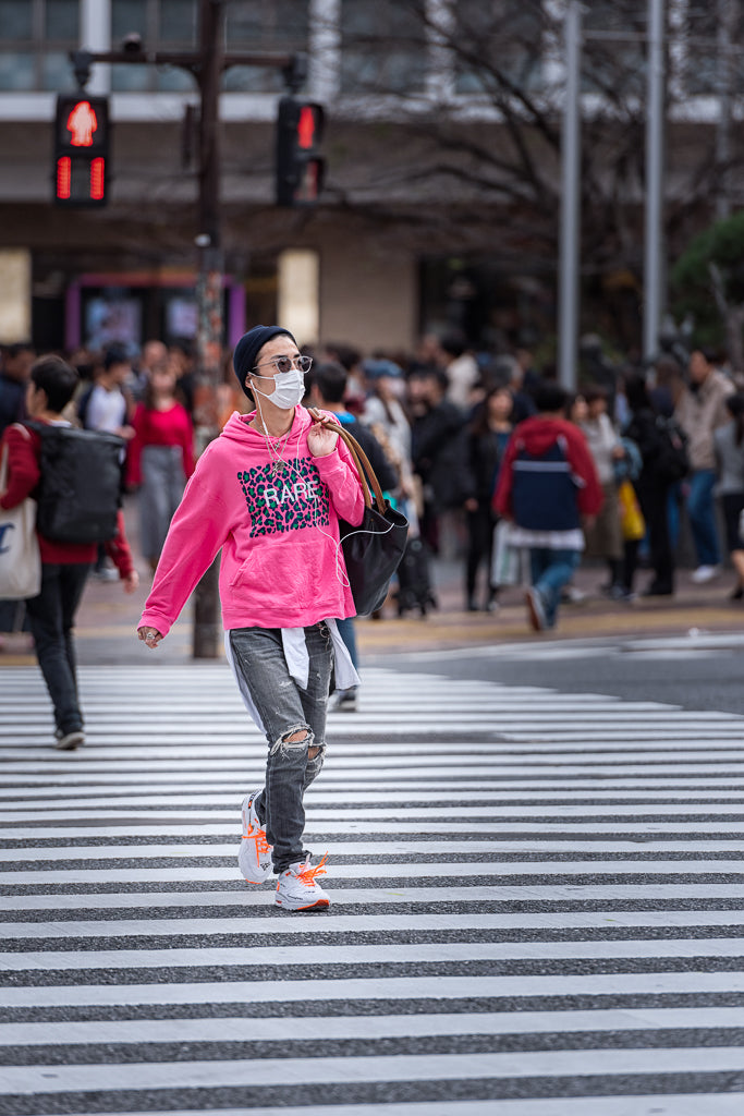 Pink hoodie