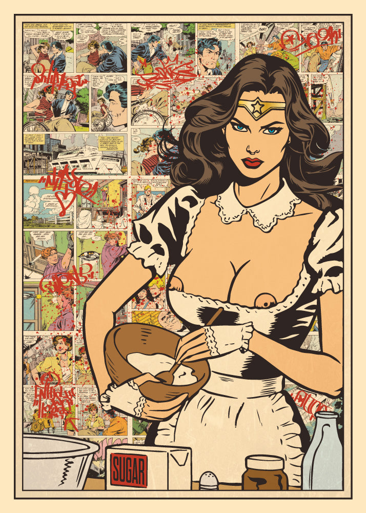Wonder Woman - Desperate Housewife (Kobalt)